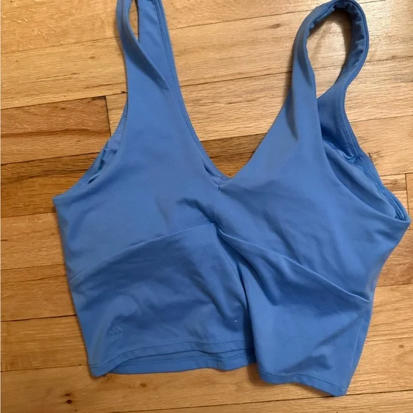 Sky Blue Activewear Top - Picture 2 of 3